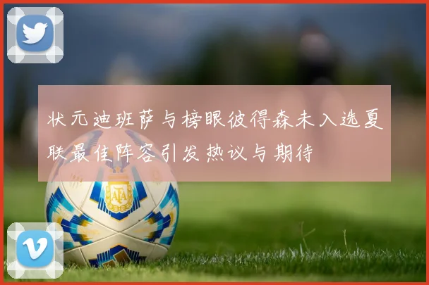 状元迪班萨与榜眼彼得森未入选夏联最佳阵容引发热议与期待